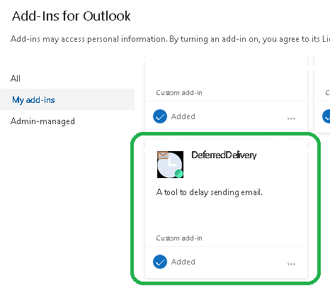 delayed send outlook for mac