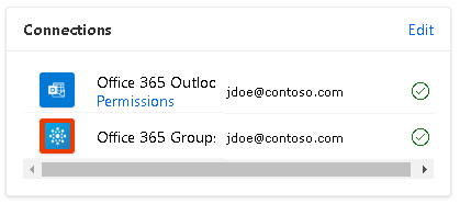 AutoBCC flow - Office 365 Outlook and Office 365 Groups connections