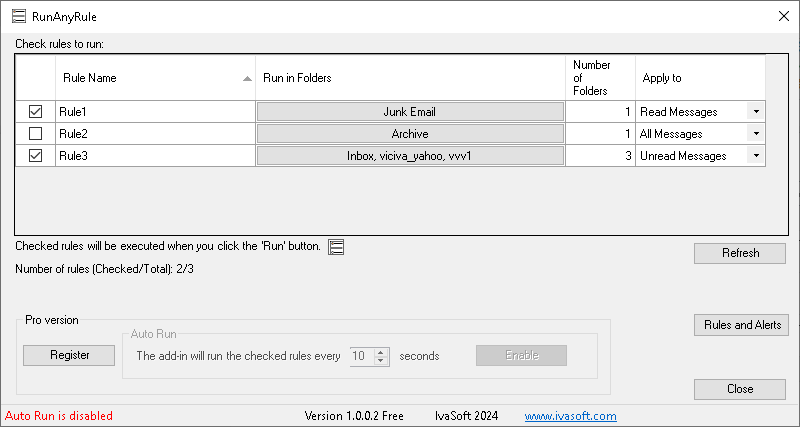 RunAnyRule addin Testing Picture 2